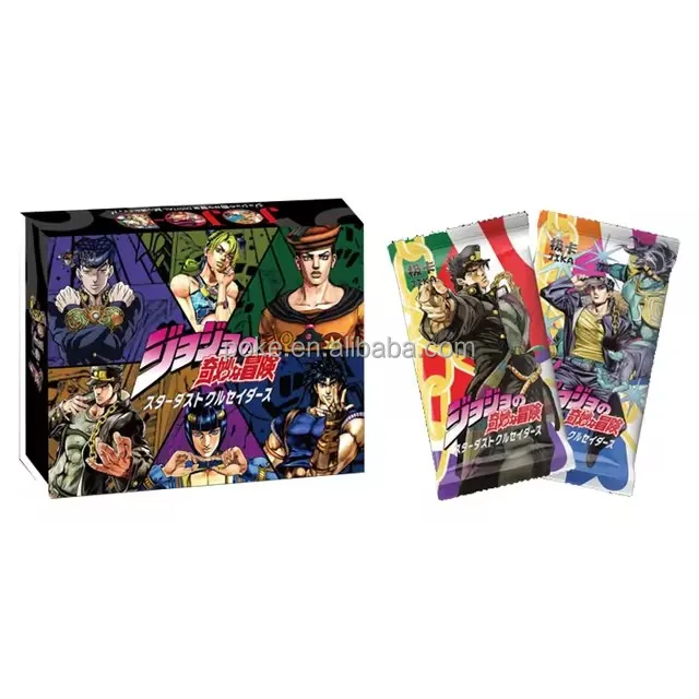 Оптовая продажа коллекционная карточка JoJo для странных приключений ACG TCG CCG Booster Box Подарочные игрушки хобби аниме JOJO причудливые приключенческие открытки