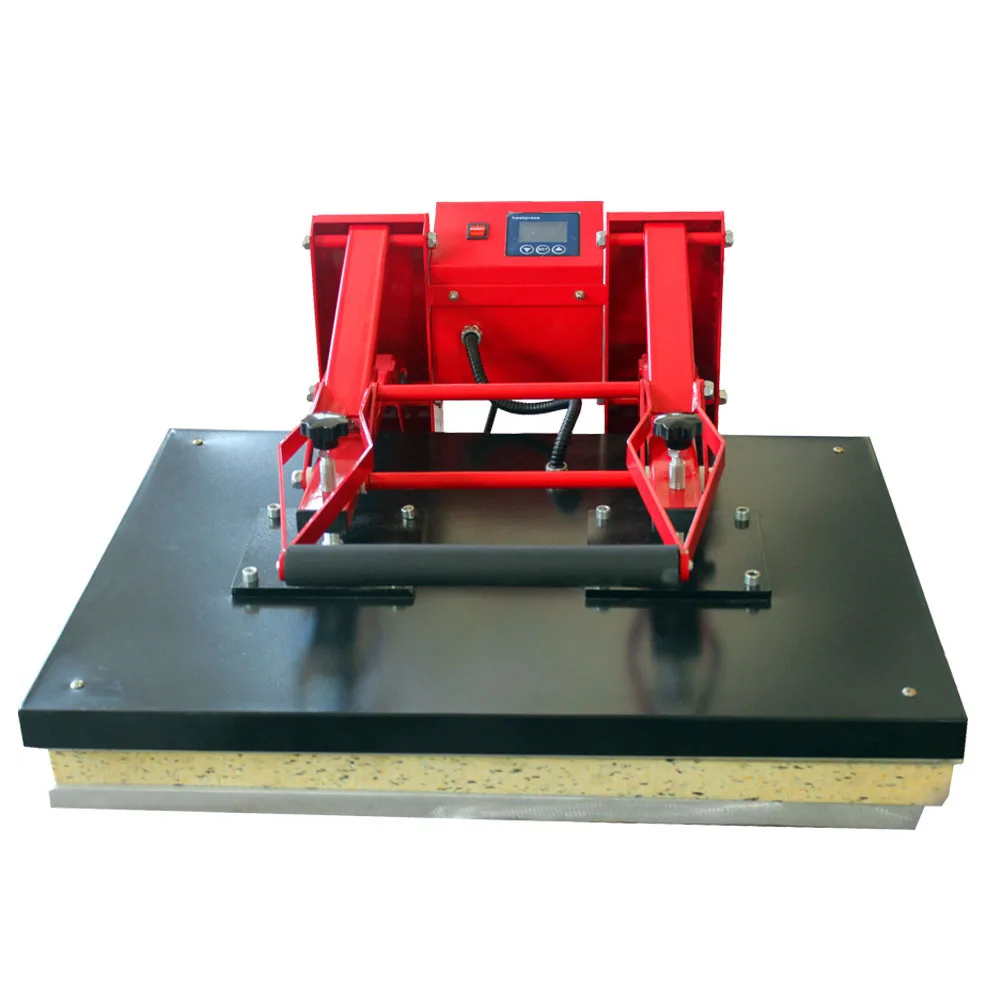 50x70 60x80 30x100cm manual large format size flatbed heat press sublimation machine