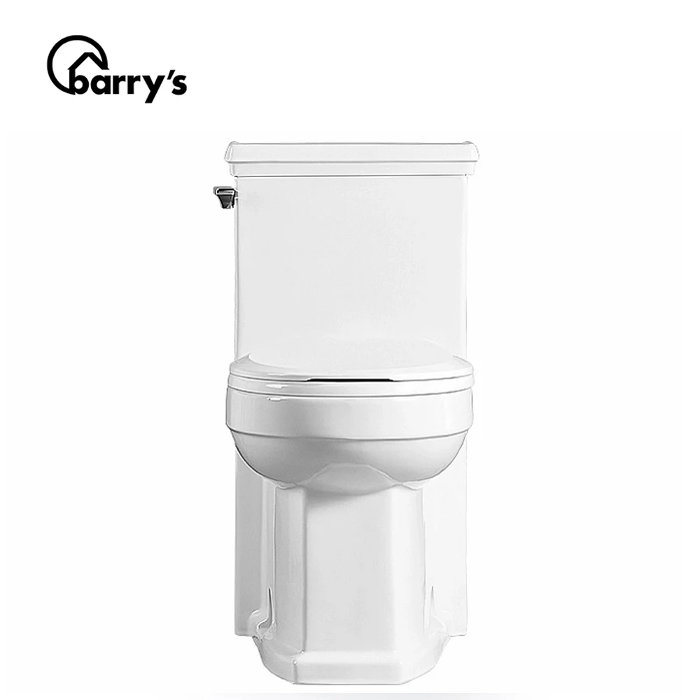 
China manufacture good quality one-piece siphonic flushing ceramic sanitary ware WC toilet 