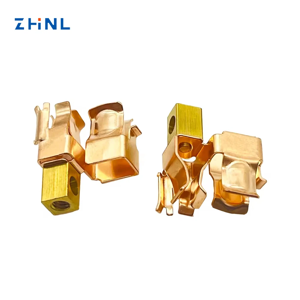 ODM Components Equipment Accessories Copper Brass Electric Outlets Sheet Metal Switches Sockets Stamping Parts