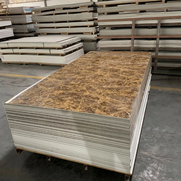 Wholesale price high glossy 1220*2440mm*3mm marble PVC sheets for wall decoration