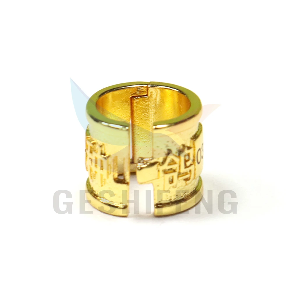 Pigeon Leg Rings 8mm Open Private Pigeon Ring Outdoor Canary Copper Bands Foot Birds Leg Ring for Finches