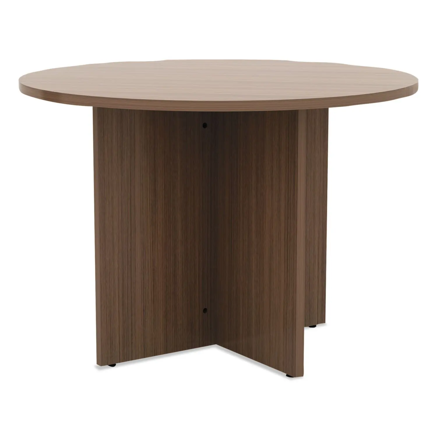 Mini Office Negotiation Meeting Conference Table Modern Walnut Round Conference Table
