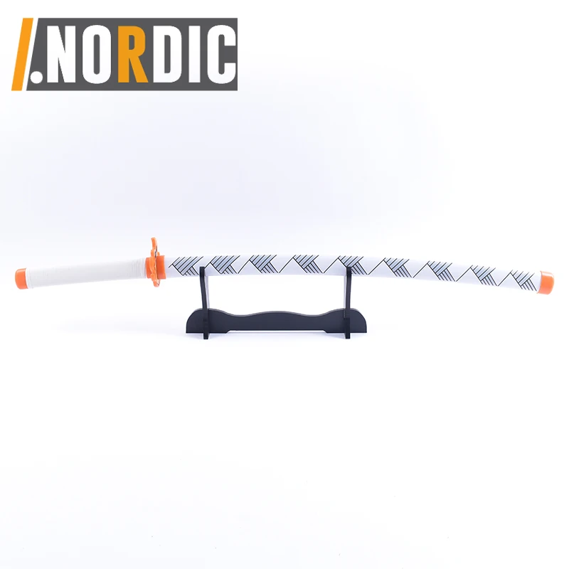 Demon Slayer Cosplay Anime Sword Samurai Katana Kamado Tanjirou Comes with Belt Cosplay Props 29.9 inches Anime Activities