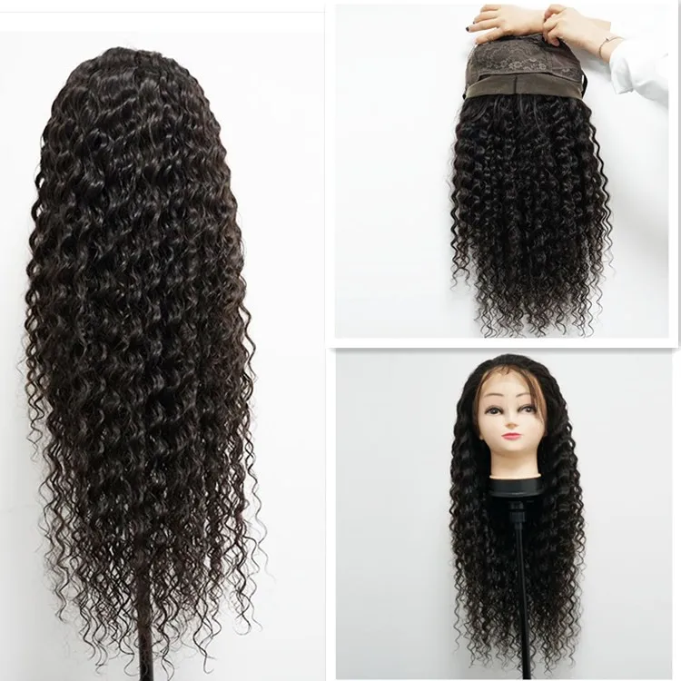 
Wholesale Cheap Virgin Malaysian 100% Human Hair High Quality 10 To 40 Inch Loose Deep Wave Wig,Deepwave Frontal Wig 