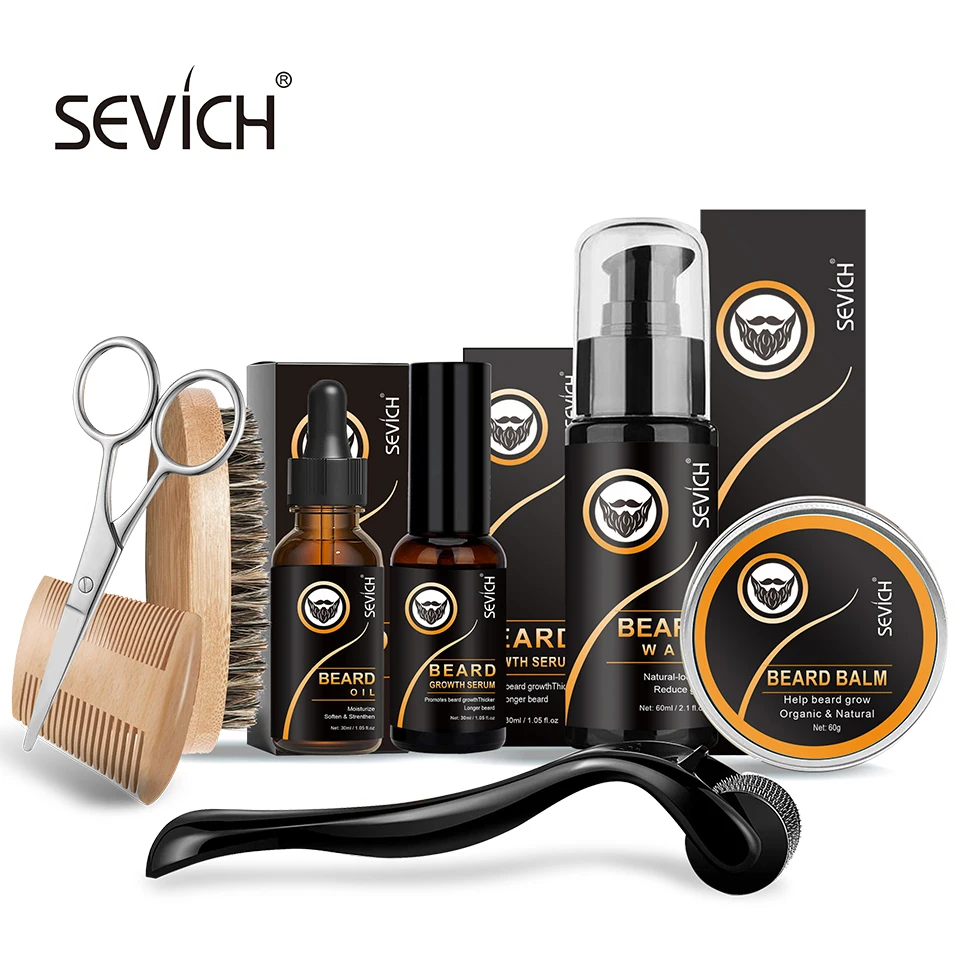 Professional beard care kit Own brand beard growth kit OEM customization