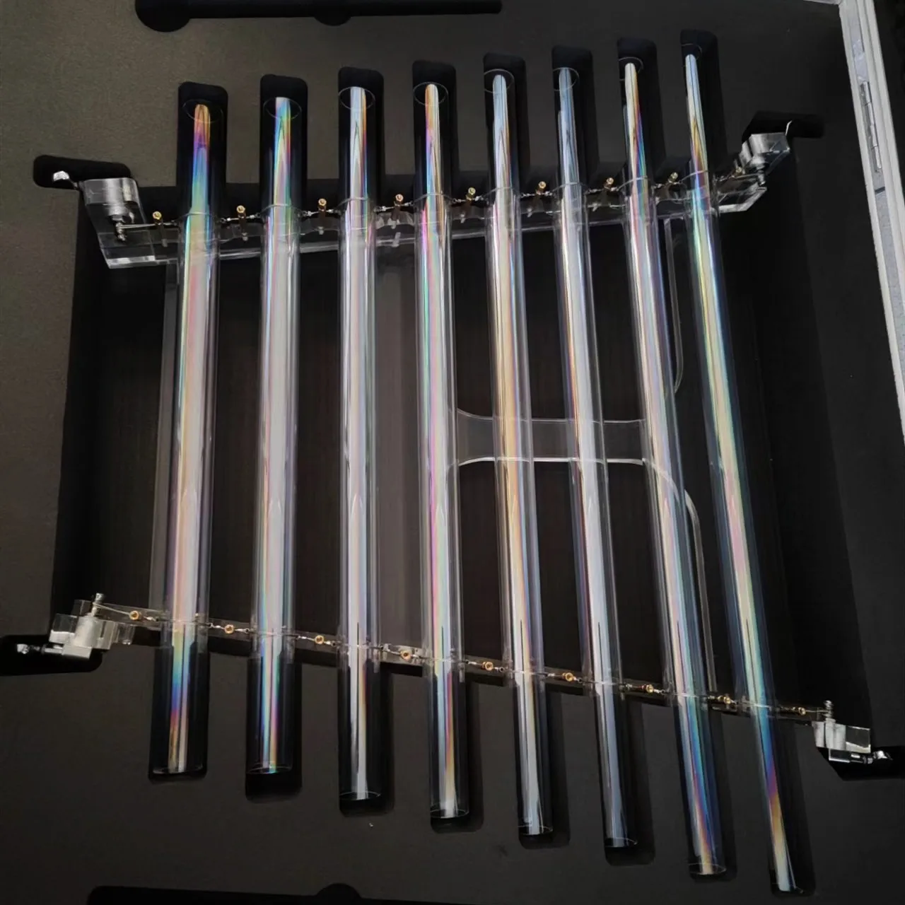 Cosmic Light Crystal Harp Chakra Notes 432 Hz 440 Hz Crystal Singing Harp Musical Instrument Sound Healing