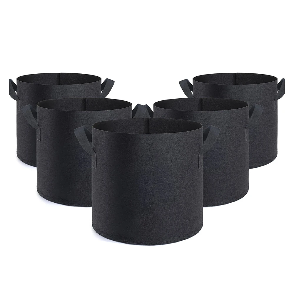 Eco friendly 7 Gallon felt Plant Fabric Flower Grow Pot Bags