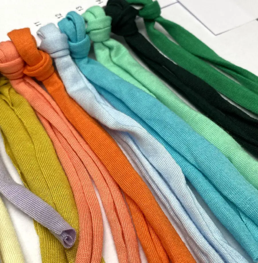 Wholesale T Shirt Yarn Colorful Spaghetti Yarn Fancy Crochet Yarn