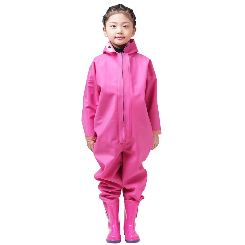 PVC waterproof full body fishing wader breathable for children