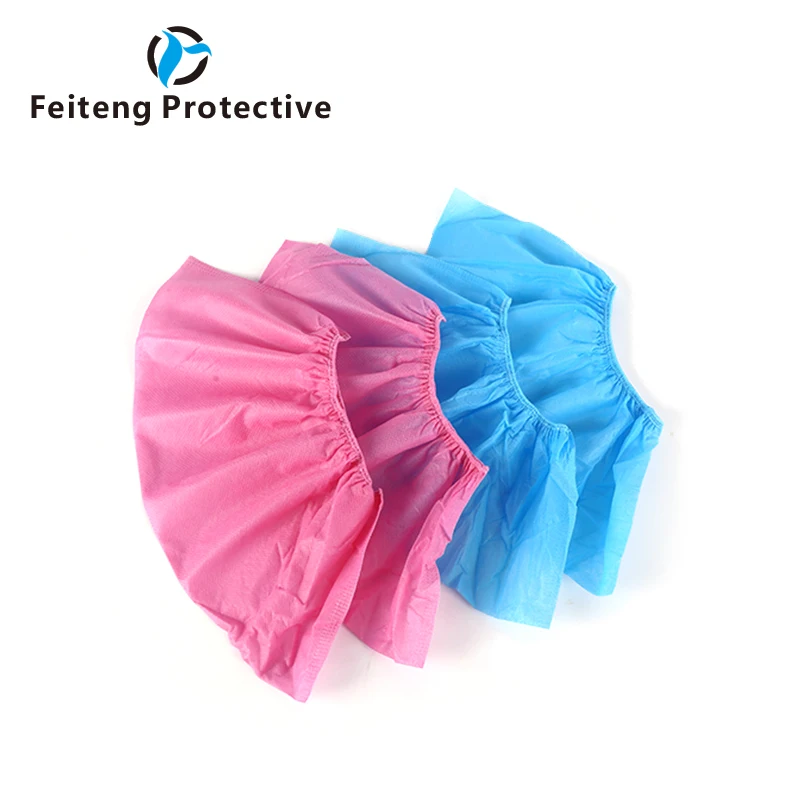 Disposable Non Woven Anti-water Shoe Cover Medical Non Slip Shoe Covers