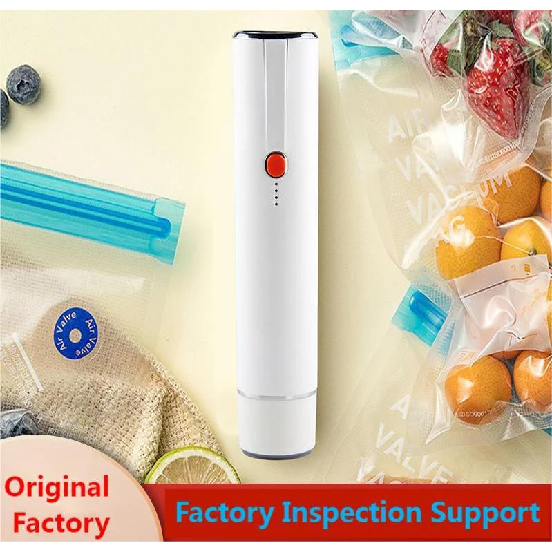 Household Low Noise Kitchen Hand Pump For Sous Vide Bags Food Vacuum Sealer Machine With Vacuum Seal Bags