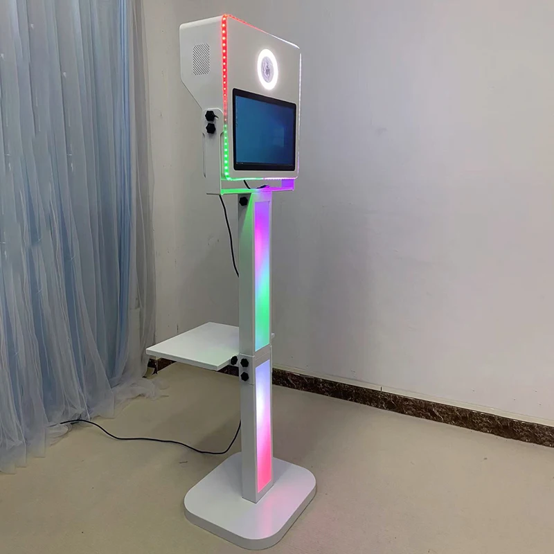 Selfie Magic Mirror Photo Booth Machine 15.6 Inch Lcd Screen Touch Booth Camera With Printer For Wedding Birthday Photo Booth