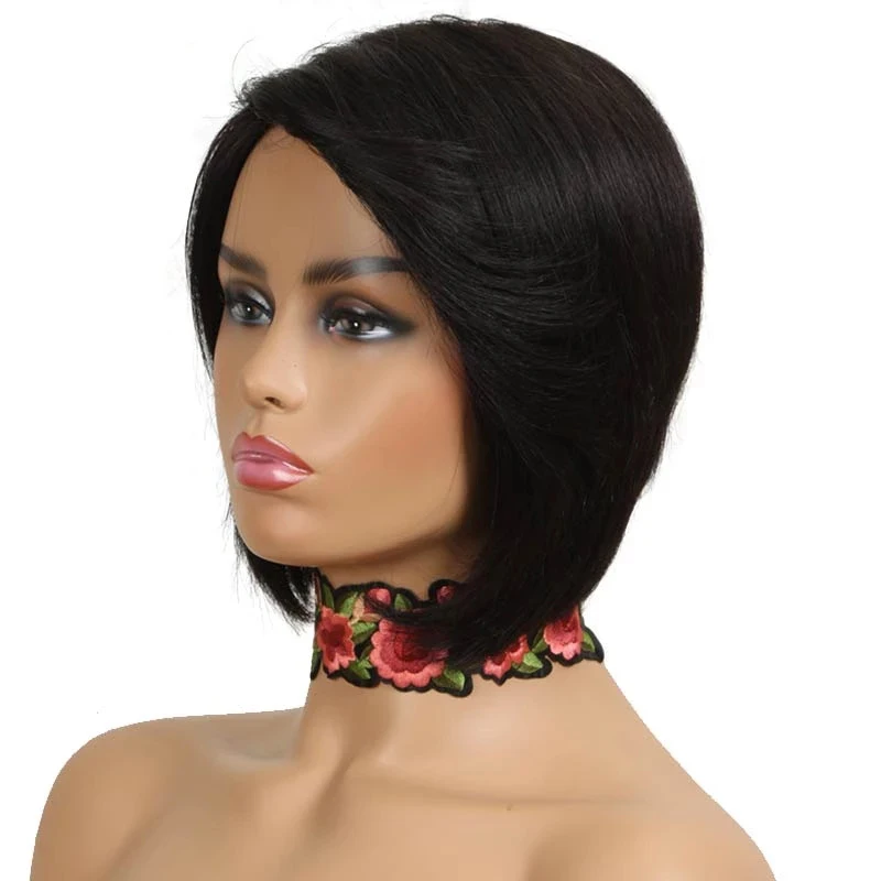 Joedir Straight Bob Short Wigs For Black Women Pixie Cut Wig Human Hair Best Hot Sell Brazilian Remy Hair Wig