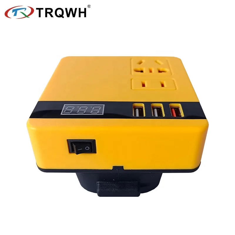 TRQWH Hot Sale Lithium Battery Inverter DC-AV Converter 18V-21V Power Converter Bare Metal For Power Tools