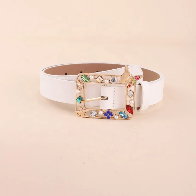 New belt women butterfly needle buckle with ins style ladies fashion decorative dress with thin belt trend