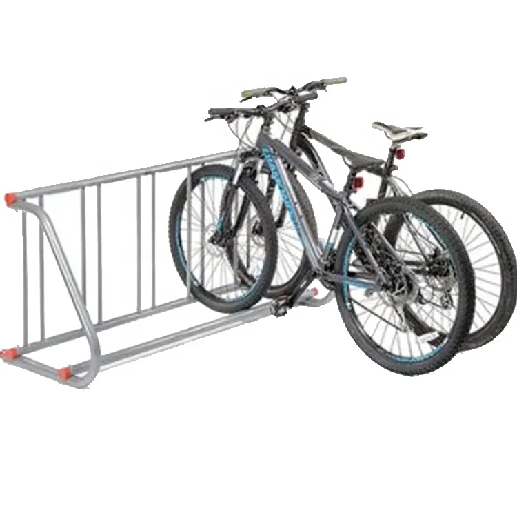 Single Sided Grid Bike Rack Steel Bike Rack Stand 5 Bike Storage Parking Rack