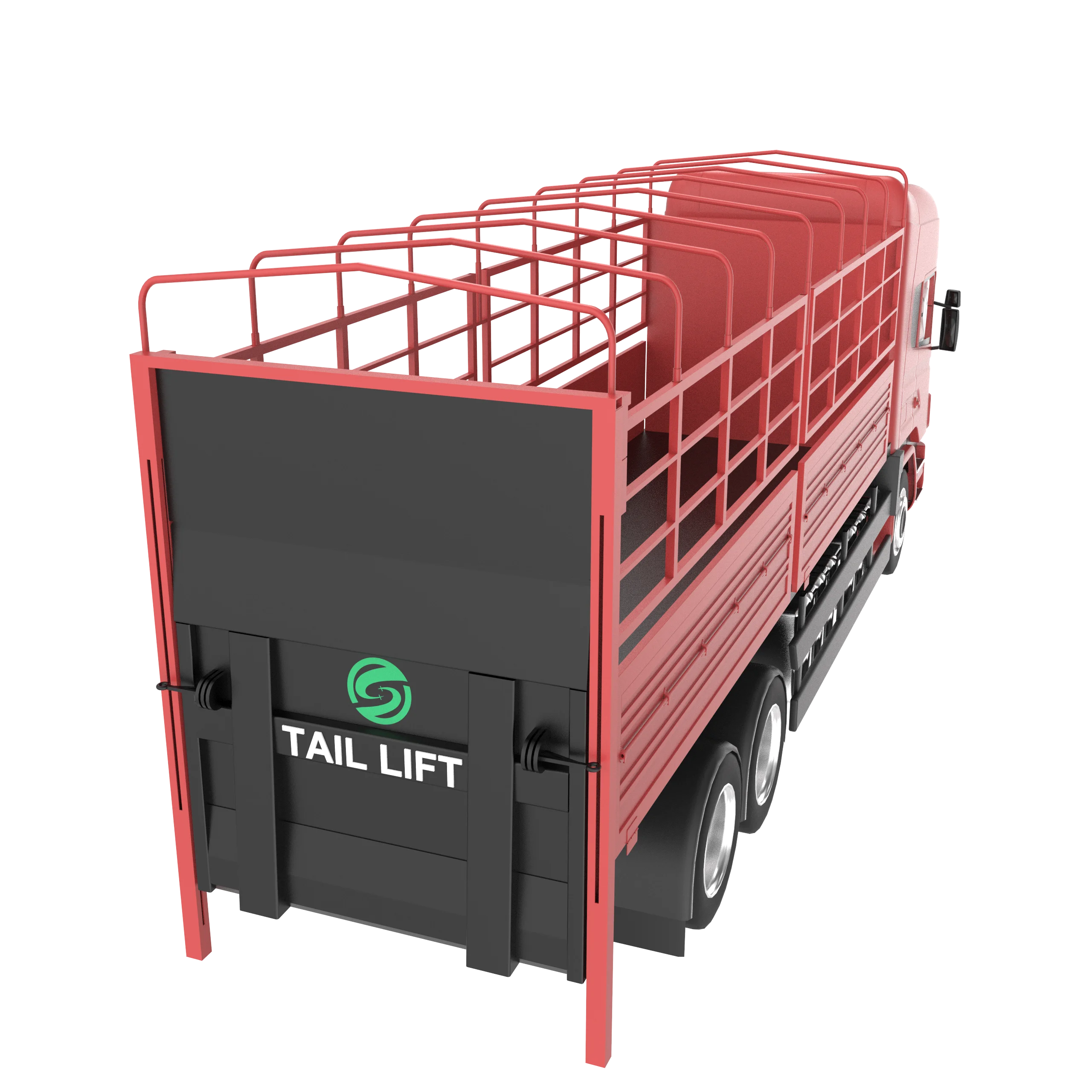 High-bar truck tail lift Vertical pure electric high-bar truck Steel