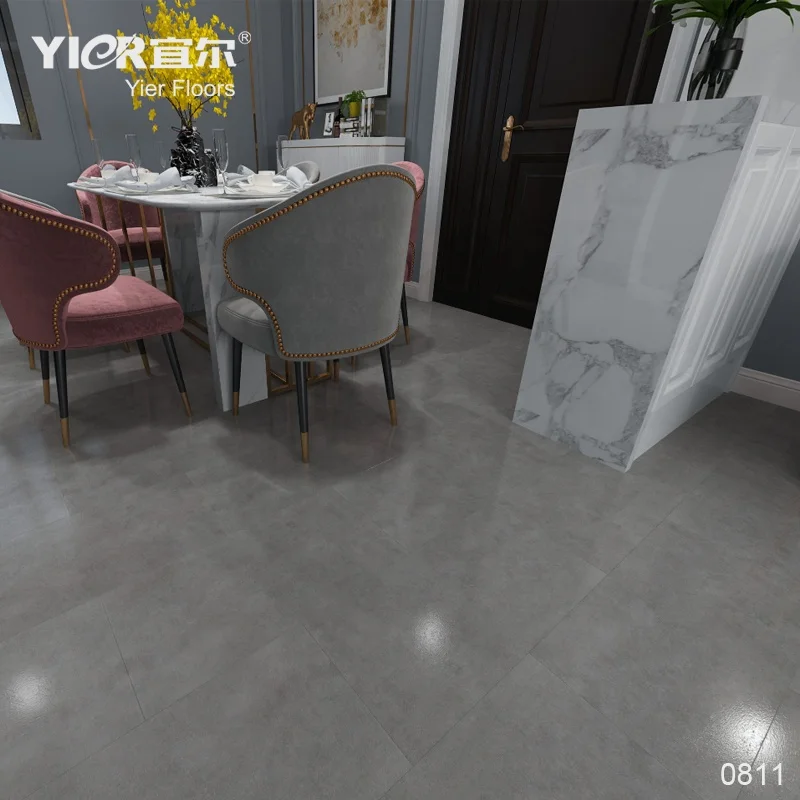 Garage LVT Flooring Tiles 4mm 5mm Click PVC Plastic Wood Floor 6mm Vinyl Planks Luxury SPC Flooring