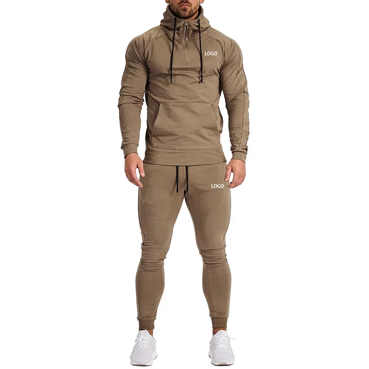 Custom logo tech fleece two pieces unbranded tracksuit wholesale men tracksuit jogging suits