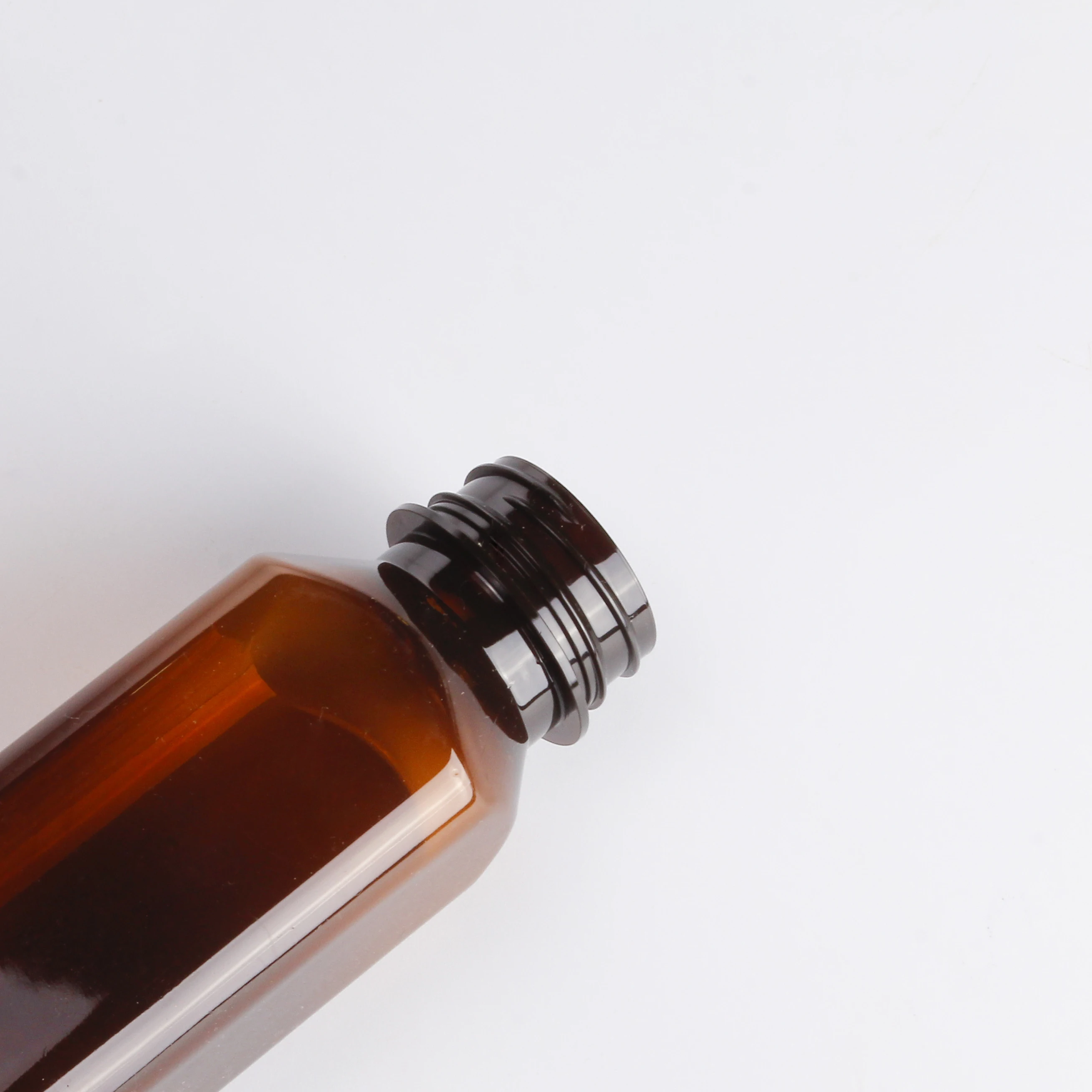 Plastic PLA 250 Ml Cold Brew coffee Plastic Bottles Square Juice Beverage smoothies Bottles With Tamper Evident Lids