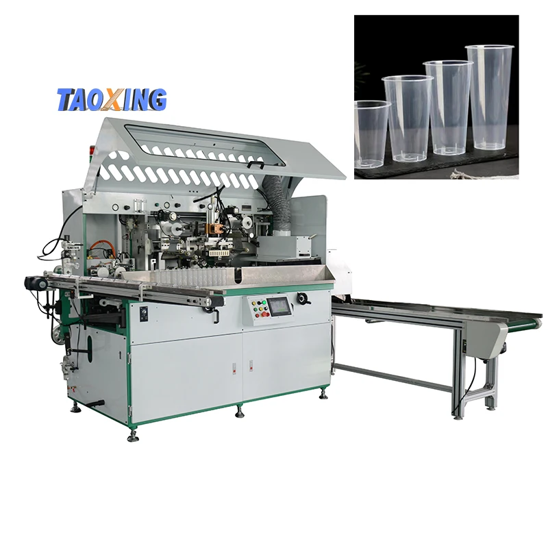 Automatic Plastic Cup Cylindrical UV Screen Printing Machine