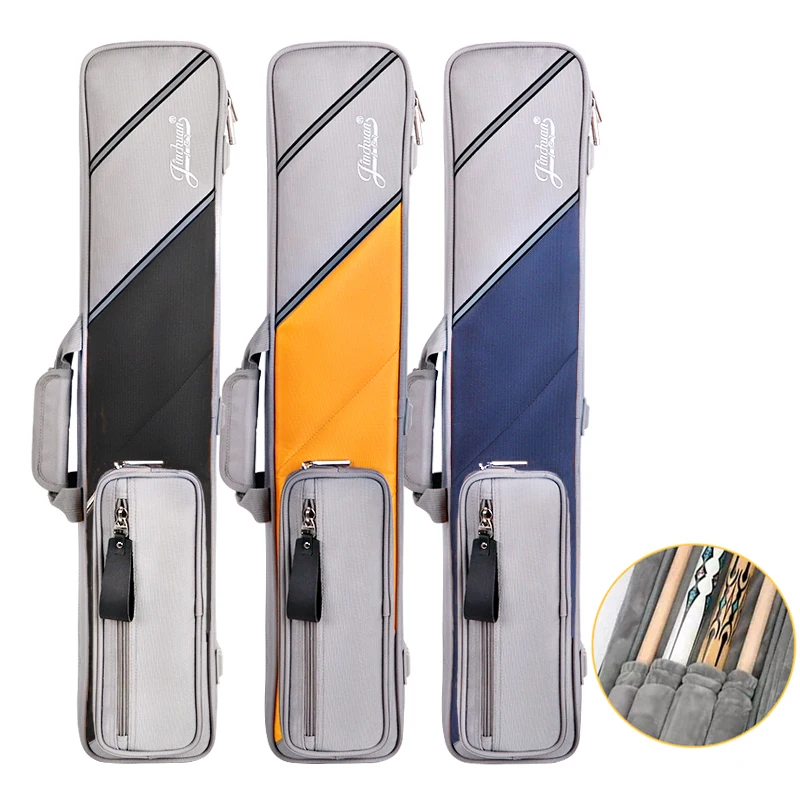 Professional Waterproof 3B 4S Billiard Cue Bag with Shoulder Strap Soft Snooker Cue Case