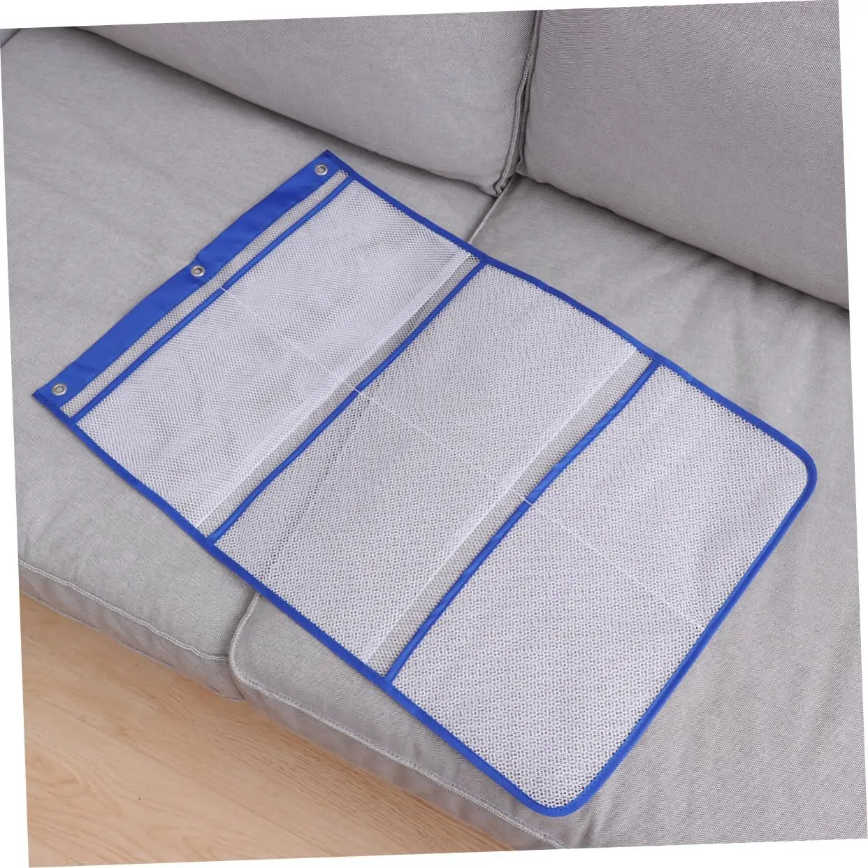 Mesh Bath Organizers for Shower with Hook Quick Dry Hanging Shower Caddy College Bath Storage with 6 Pockets for College