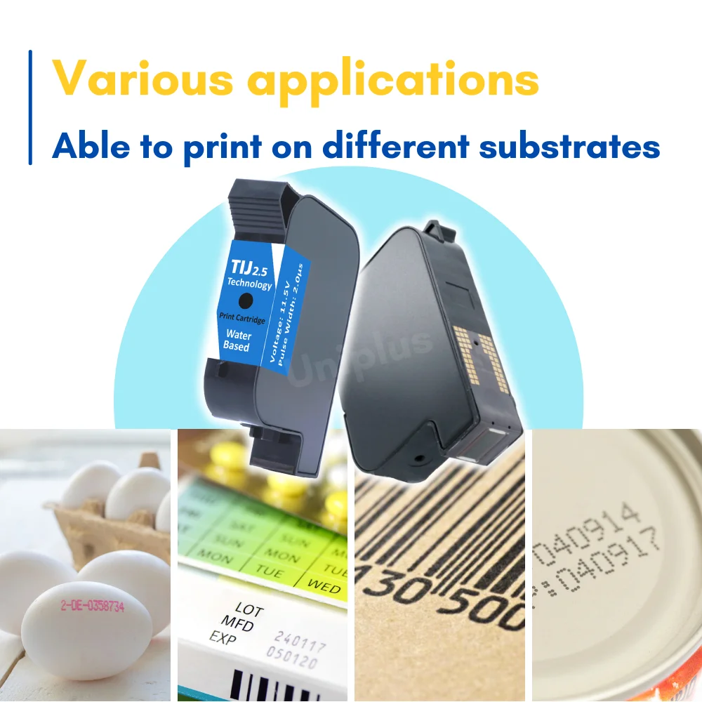 Strict Quality Control Tij2.5 Thermal Ink Jet Cartridge For Carton Metal Plastic Printing