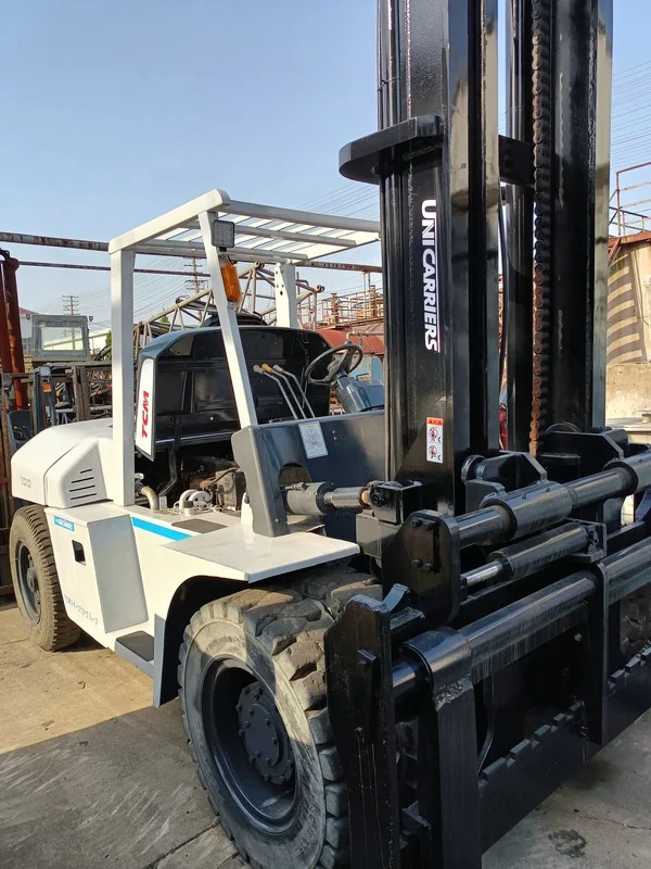 Japan original TCM100 Used forklift 10 tons forklift TCM100Z8 forklift stacker high quality global sales