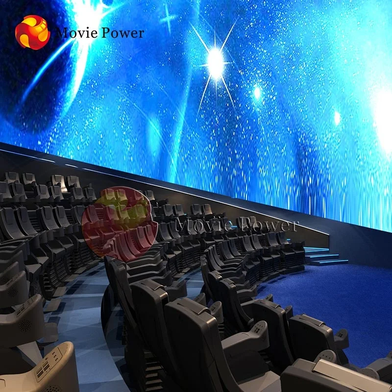  Парк аттракционов полностью захватывающий купол кинотеатр 4d оборудование для