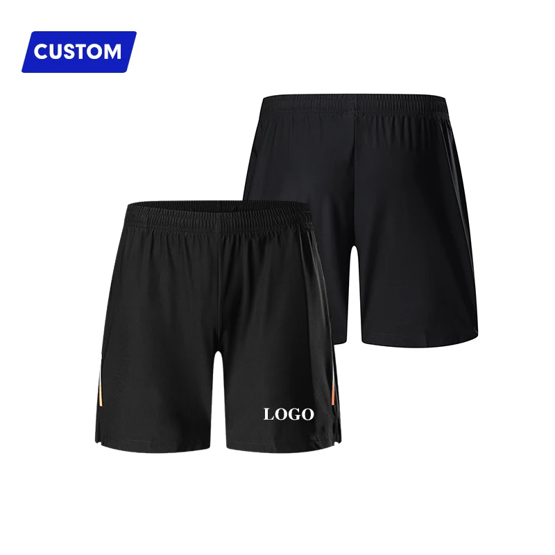 Summer Mens Shorts Track Running Outfit Casual Track Shorts Custom Nylon Black Shorts With Strings