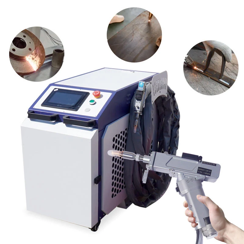 4 in 1 1500W 2000W Fully Automatic Wire Feeding Laser Welding Machine for Aluminum, Brass and Stainless Steel, Galvanized Iron