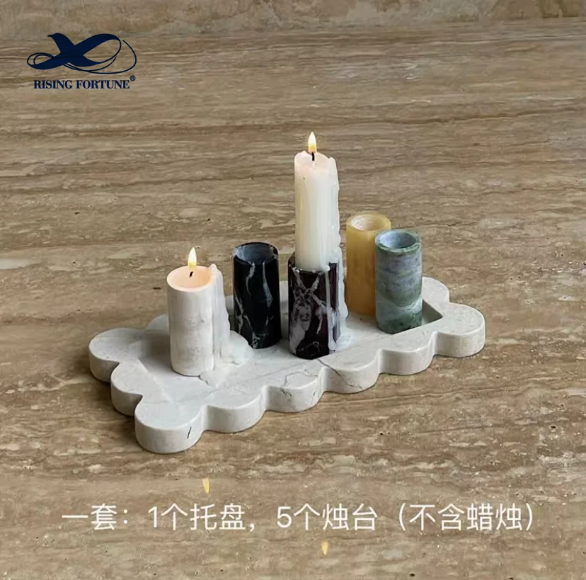 Уникальные мраморные банки для свечей из оникса украшения дома розовая банка