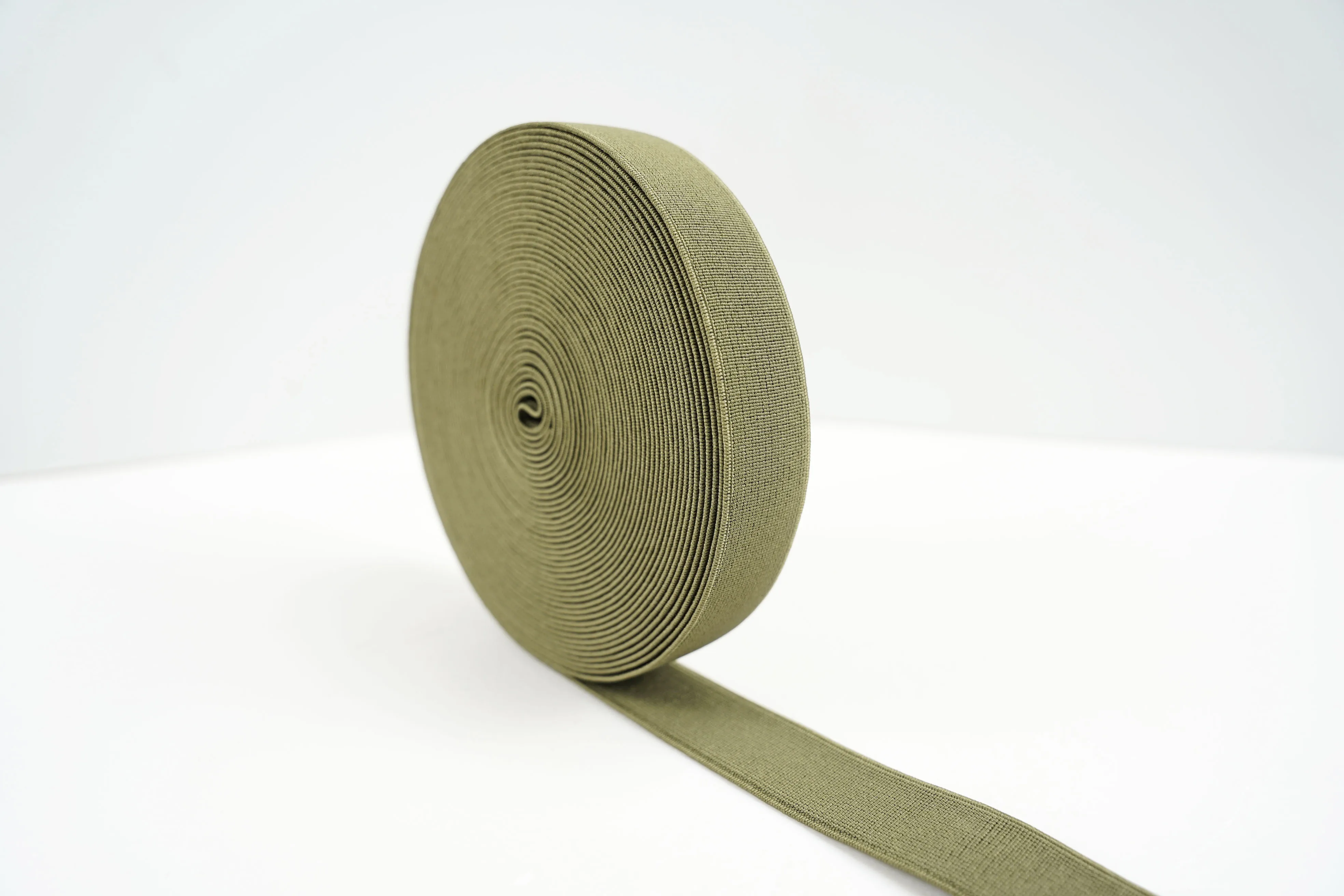 Экологичная и настраиваемая эластичная лента 25 мм, полиэфирная тесьма для одежды
