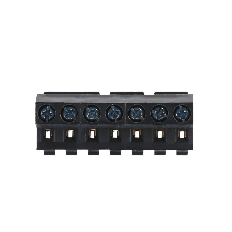 5.00mm Pitch PCB Screw Terminal Block 300V 30A Black Connector Terminal Block For Power