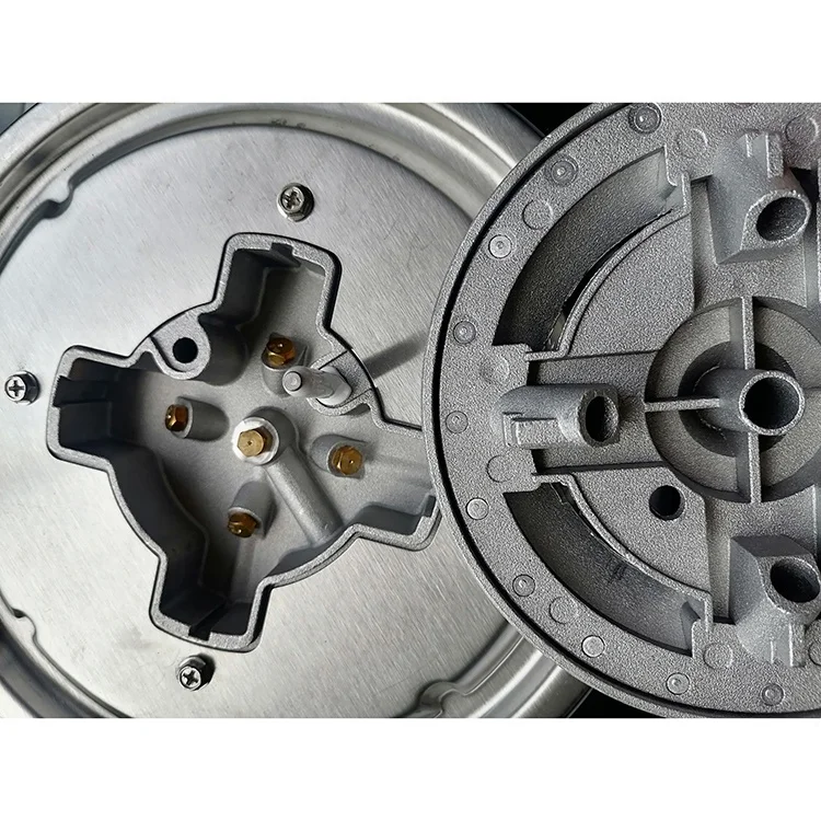 Ceramic glass table 1750w 1200w 220v 2 burner flame furnace stove 2 electric burner gas electric hob