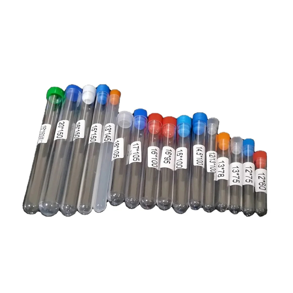 Прозрачная пластиковая пробирка на заказ