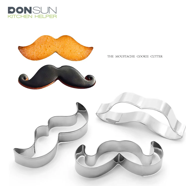 
Stainless steel colorful mustache Shape Cookie Cutter 
