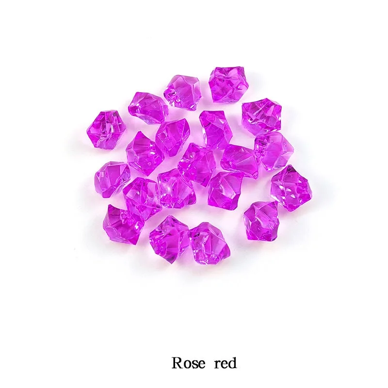 Clear Irregular Shape Beads Acrylic Stone Bead Simulation Ice Cube for Fish Aquarium Vase resin crafts Decoration