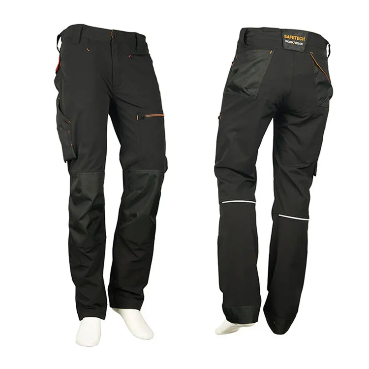 Multi Pocket 4-way Stretch Wholesale Tactical Work Cargo Workwear Pants Man With Knee Pads