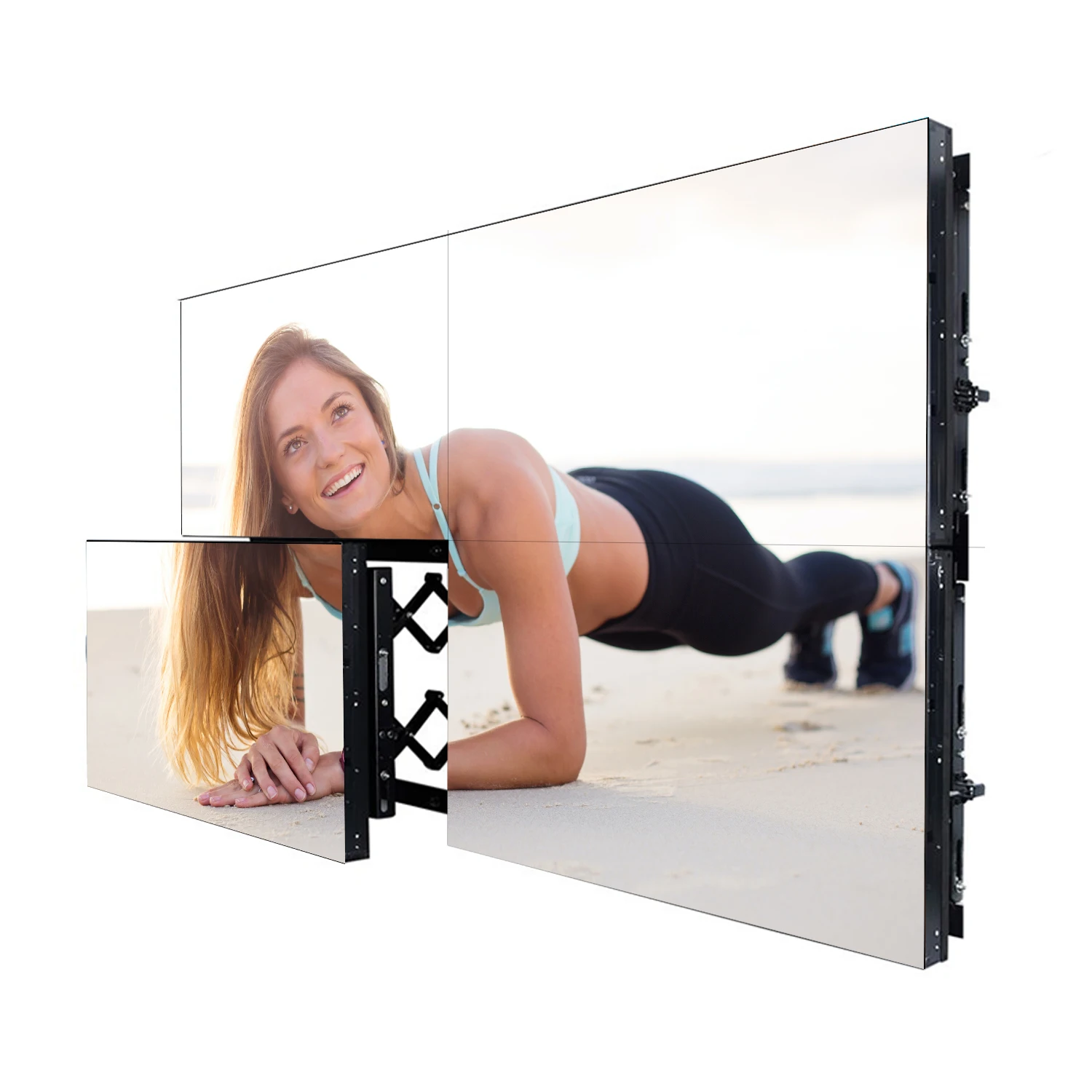 Really 3.8mm  4K LCD Touch 2x2 3x3 High Brightness Interactive Video Wall