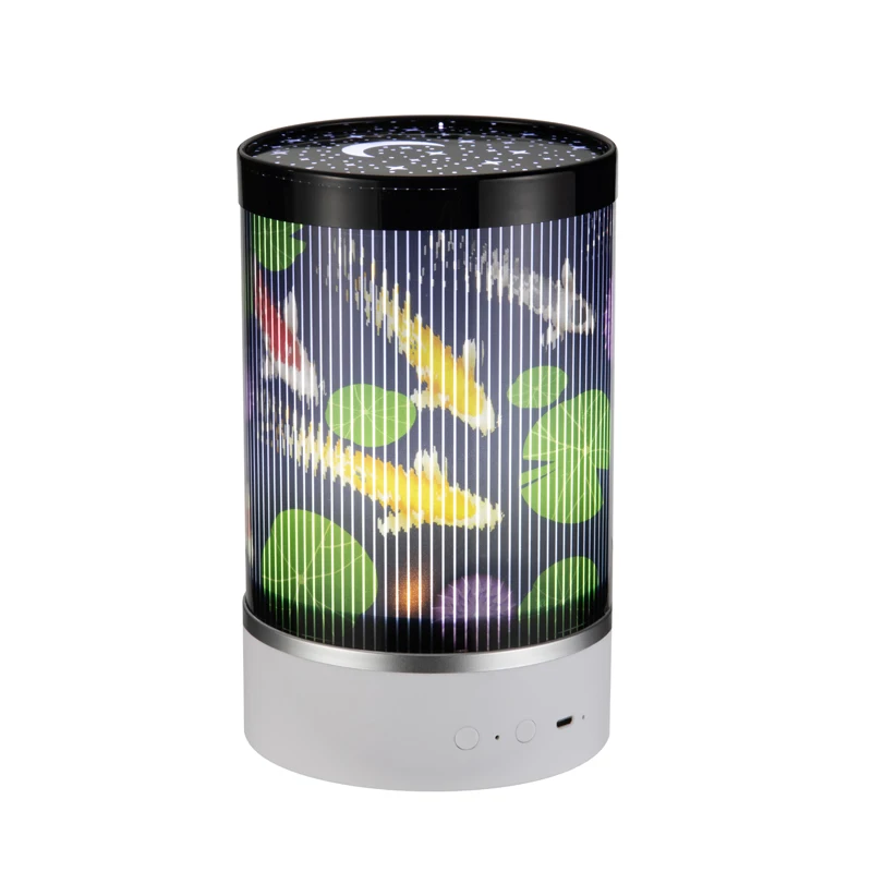 
Подвижный анимационный ночник, 15 цветов, проекционный светильник, подвижный Рождественский олень, волк, Огненный Дракон, уникальный подарок 