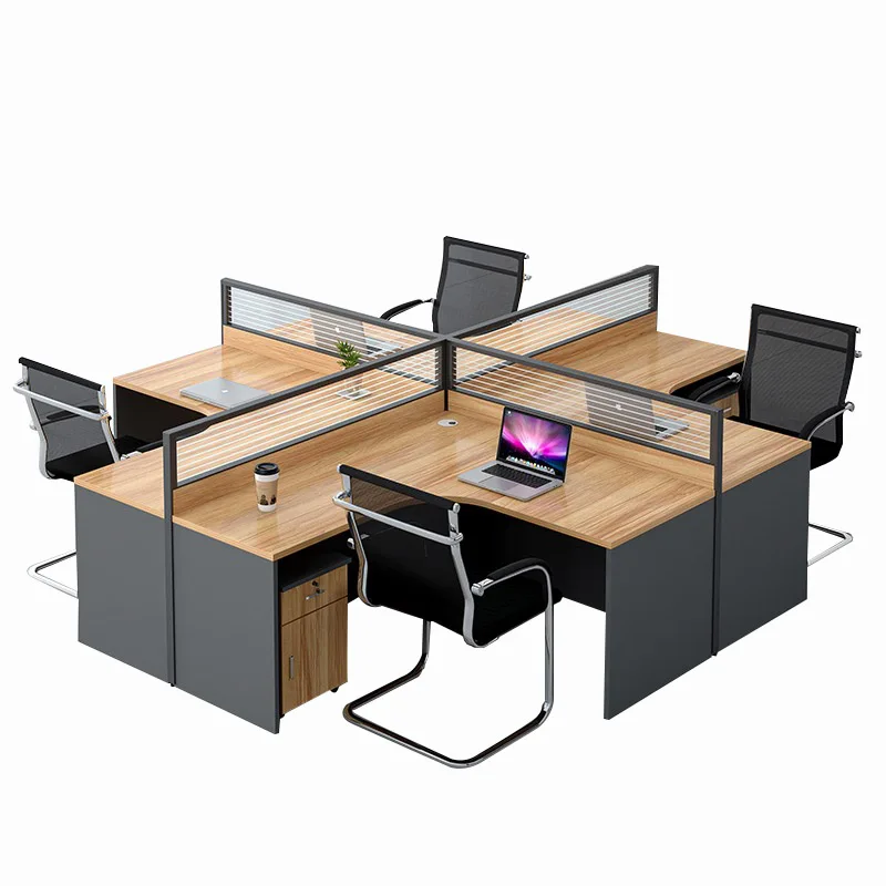 Modular office partition call center 2 4 6 person office desk modern office cubicle workstation