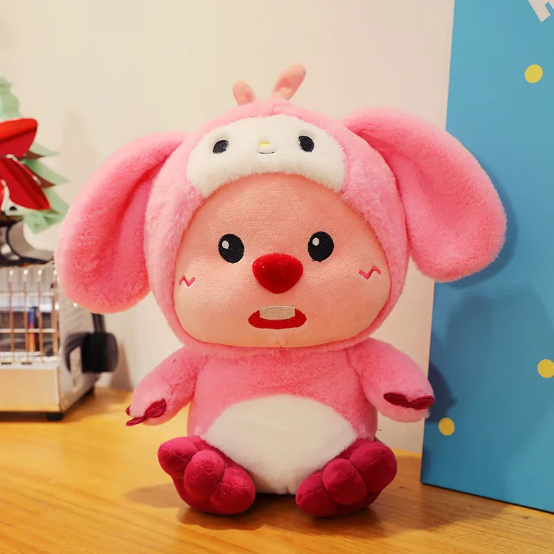 Super Soft Little Beaver Loopy Doll Creative Cute Pillow Girl Dress up Ruby Doll Birthday Gift Accompanying Doll Home Decoration