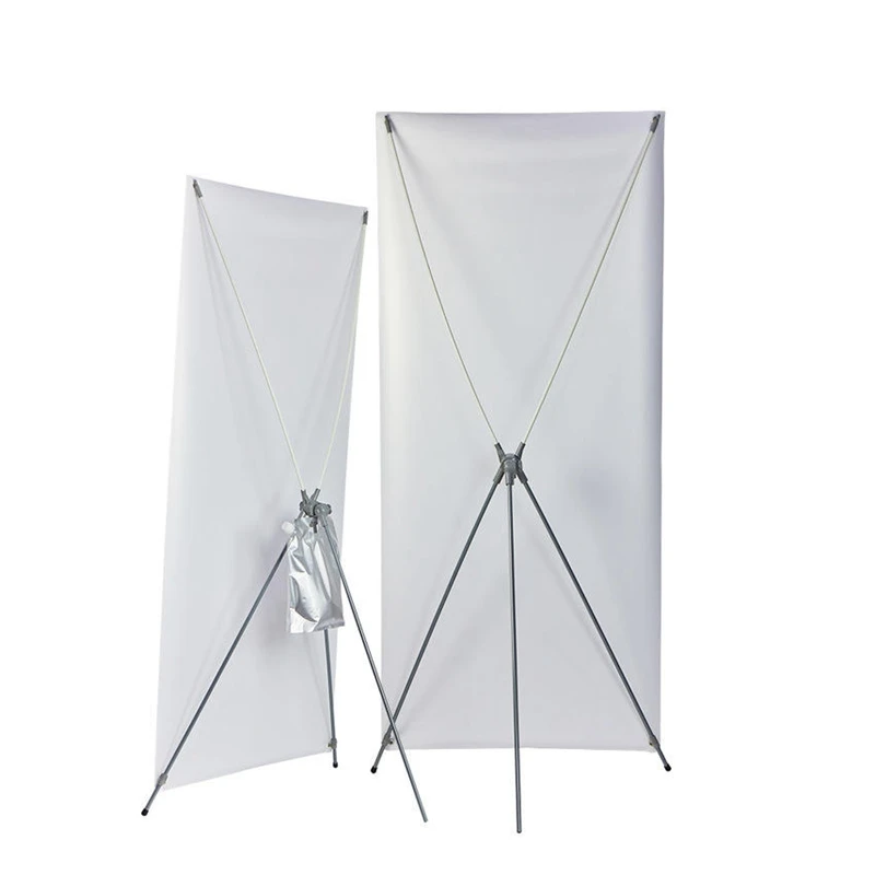 Trade show equipment portable display stand adjustable x stand display banner