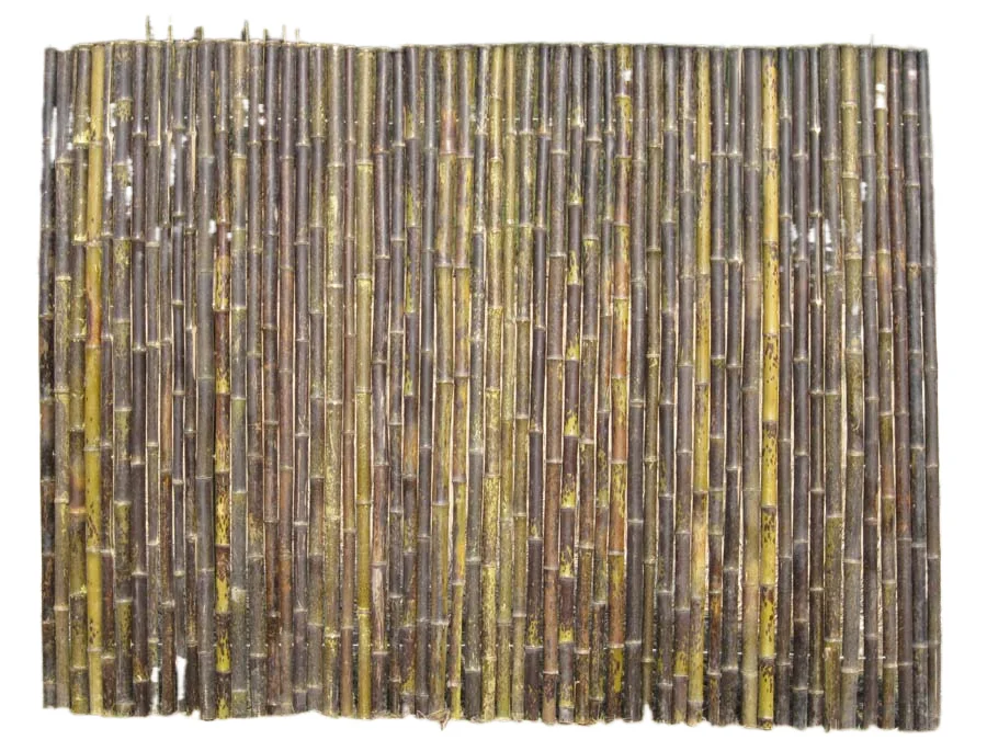 Spotted Roll Fences !! Special !!! ZY-2009 Tiger Bamboo Garden Fence Panels 3 Foot Heat Treated Pressure Treated Wood Type