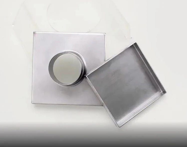 
Cheap 4 inch 304 Stainless Steel Square Shower Drainer Floor Trap Drains with Tile Insert Grate Invisible Look or Flat Cover 