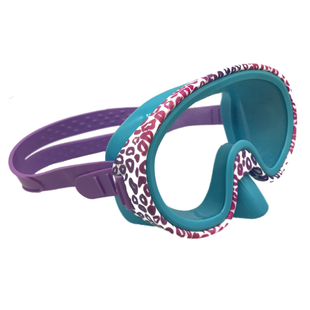 ZLF Child Diving Mask PC Anti- fog UV-protection Big view kid Scuba Mask M003 Customized Waterproof PVC Diving Mask