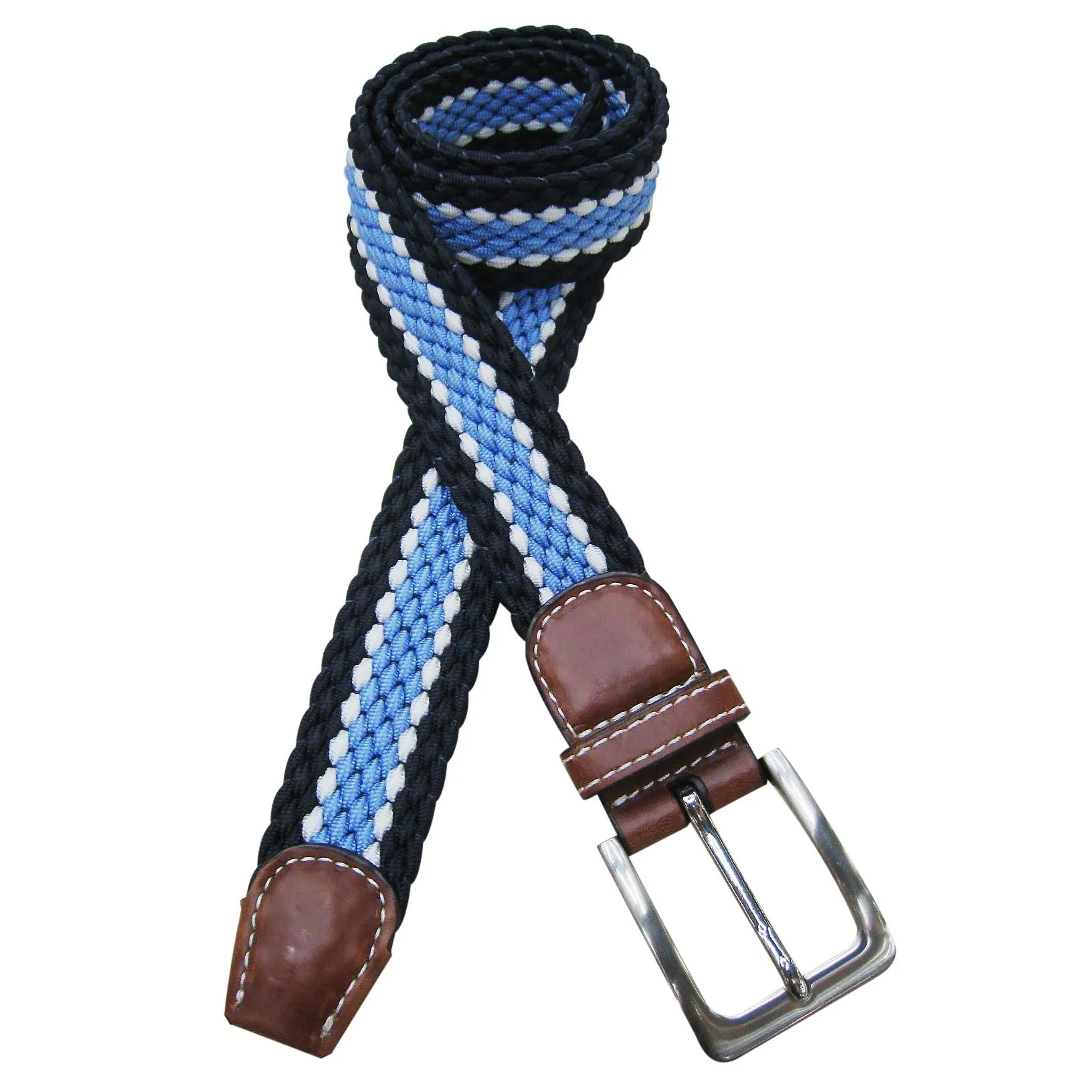 kintted woven braided belt for trousers